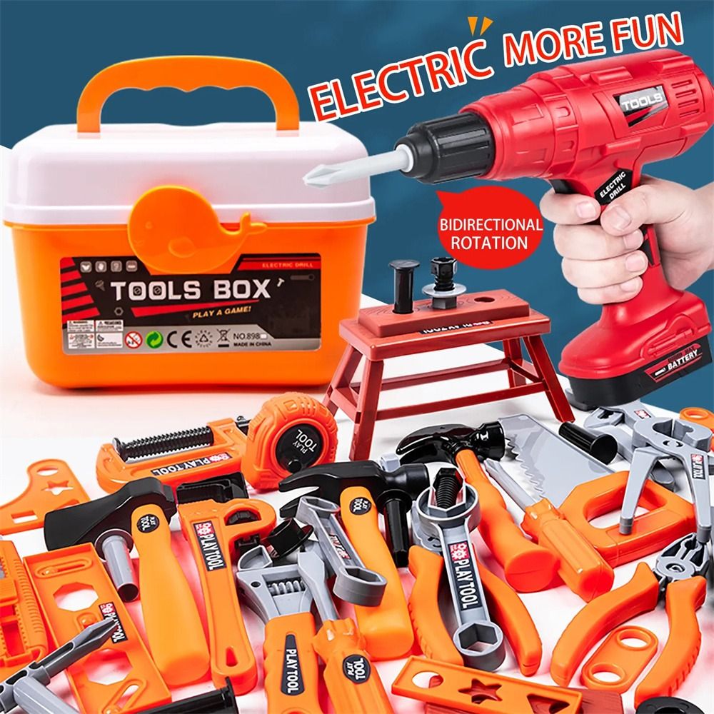 Workshop Tools Toy - Kit d'outils de réparation électrique pour