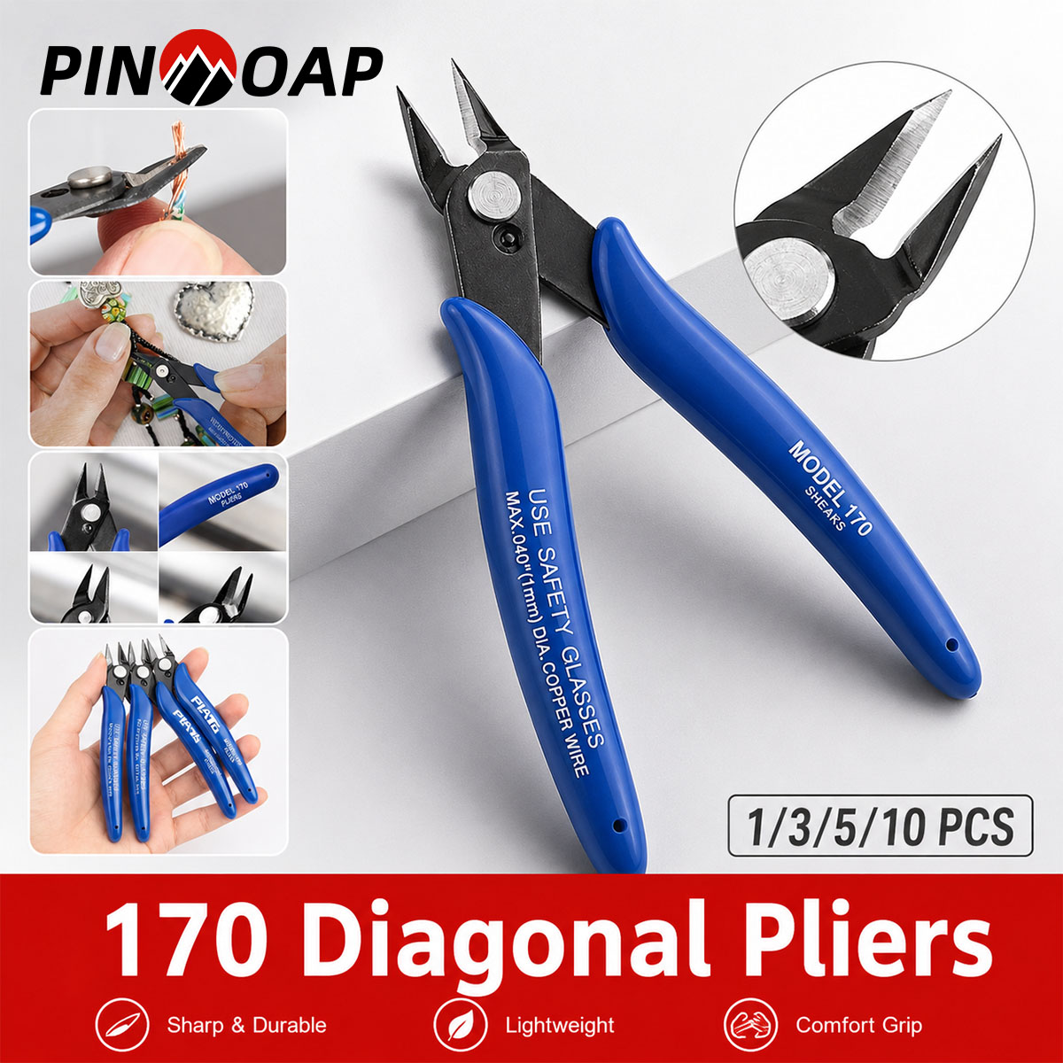 Workshop Hand Tools - PINMOAP 170 Pince multifonction robuste en