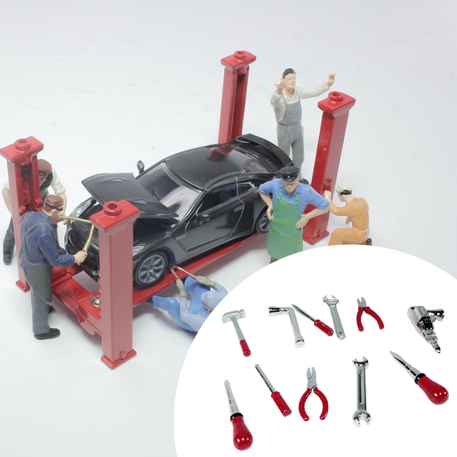 Workshop Tools Toy - 11 Pièces d'Outils de Réparation Automobile