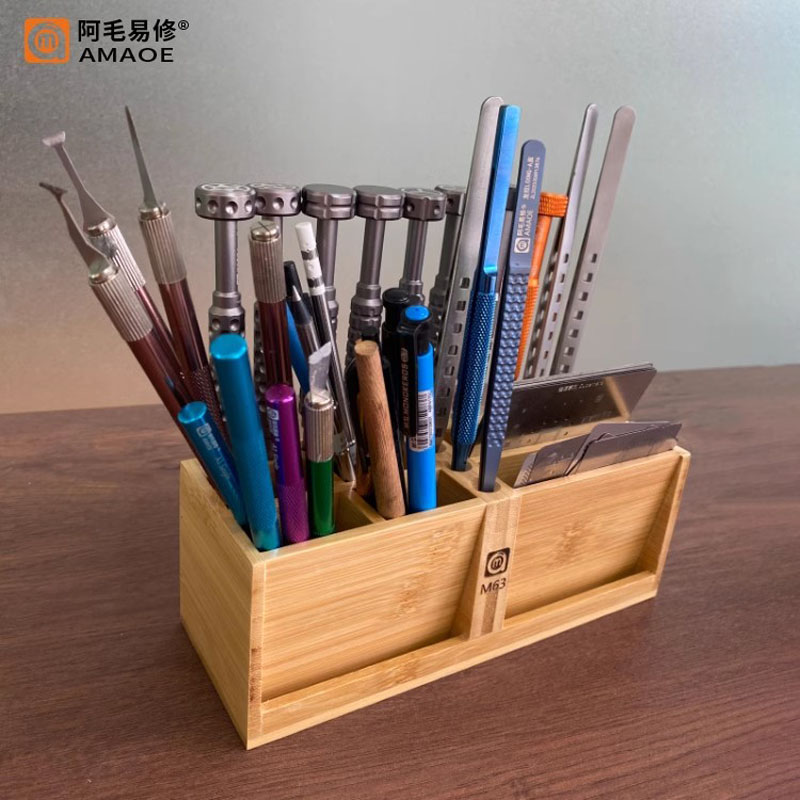 Amaoe M63 Bambo boîte de range - Workshop Tools Box avis et prix