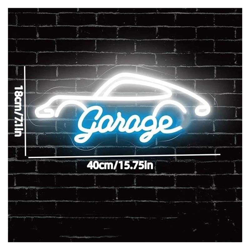 Panneau néon LED pour garage,  - Workshop Tools Wallpaper avis et prix