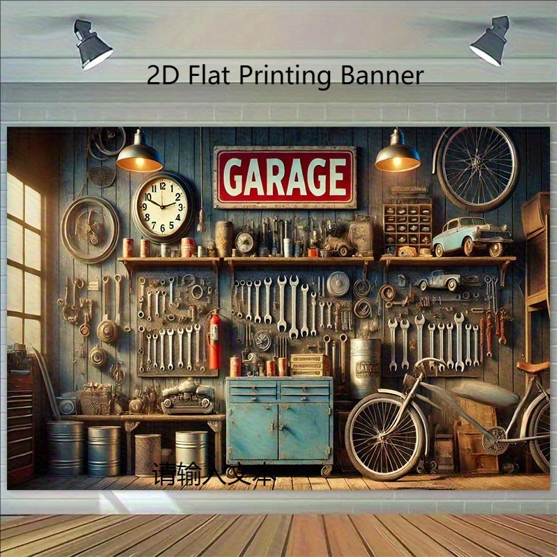 Bannière de fond pour garage i - Workshop Tools Wallpaper avis et prix
